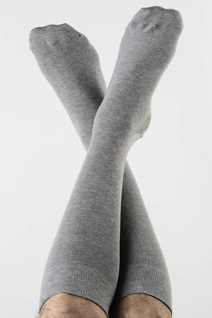 2304 | Stockings (6 Pack) - Grey-Melange